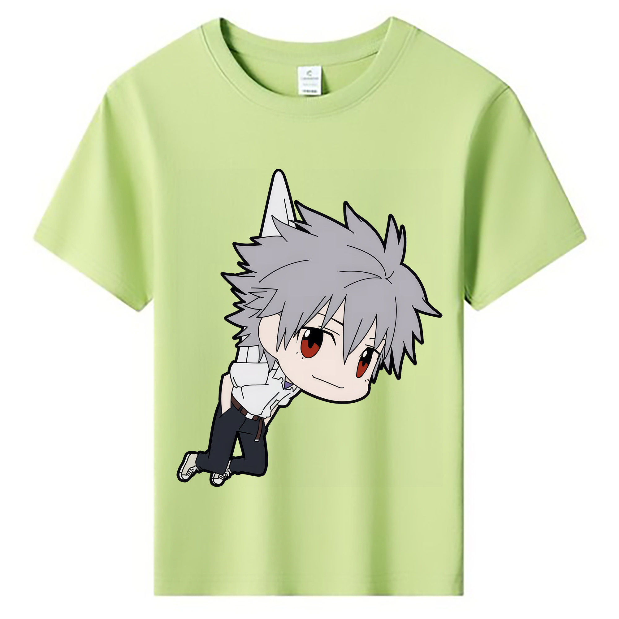 （画像用） EVA 新世紀エヴァンゲリオン 綿100％キッズTシャツ（フロントプリント）